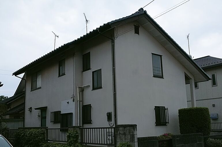 屋根点検作業