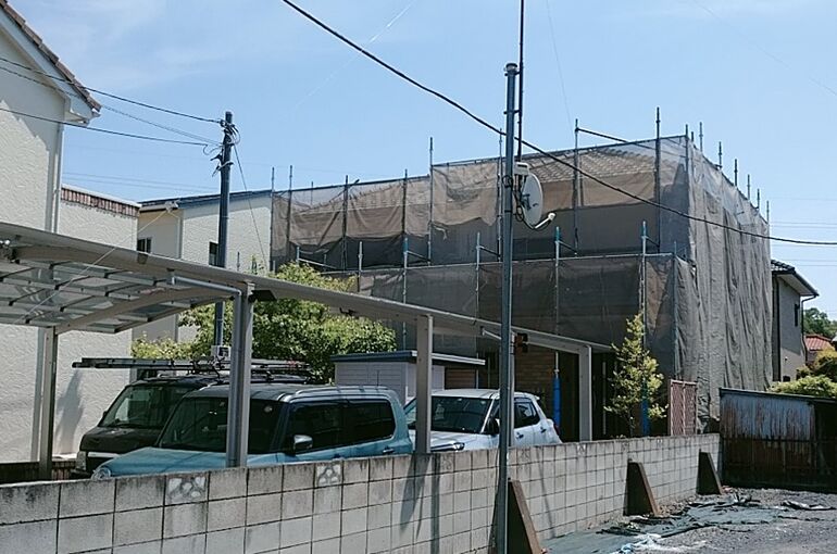 屋根棟工事