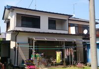 モルタル外壁にガルバリウム鋼板サイディング張り替え